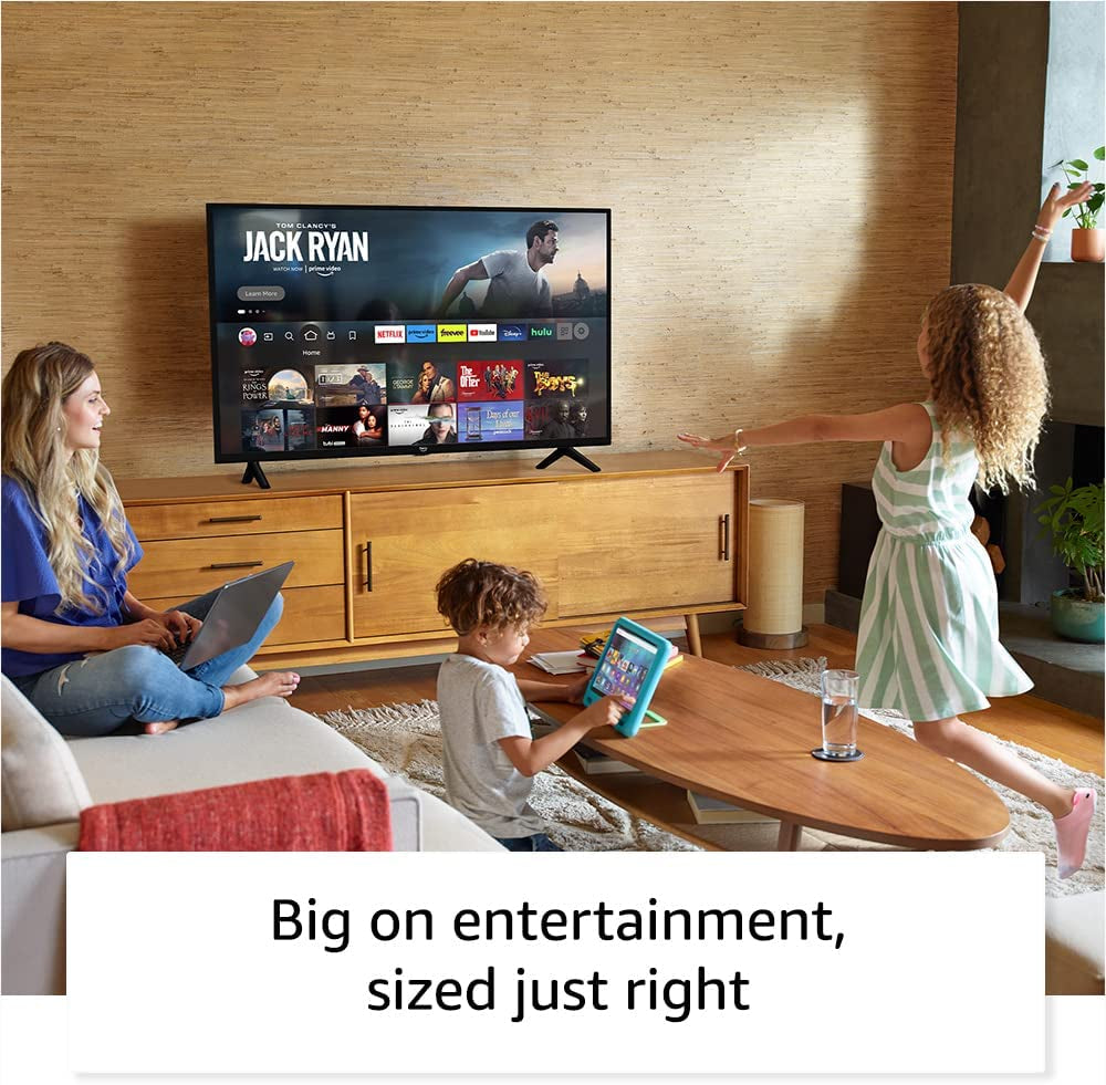 Fire TV 40" 2-Series (Newest Model), HD Smart TV with Fire TV Alexa Voice Remote, Stream Live TV without Cable