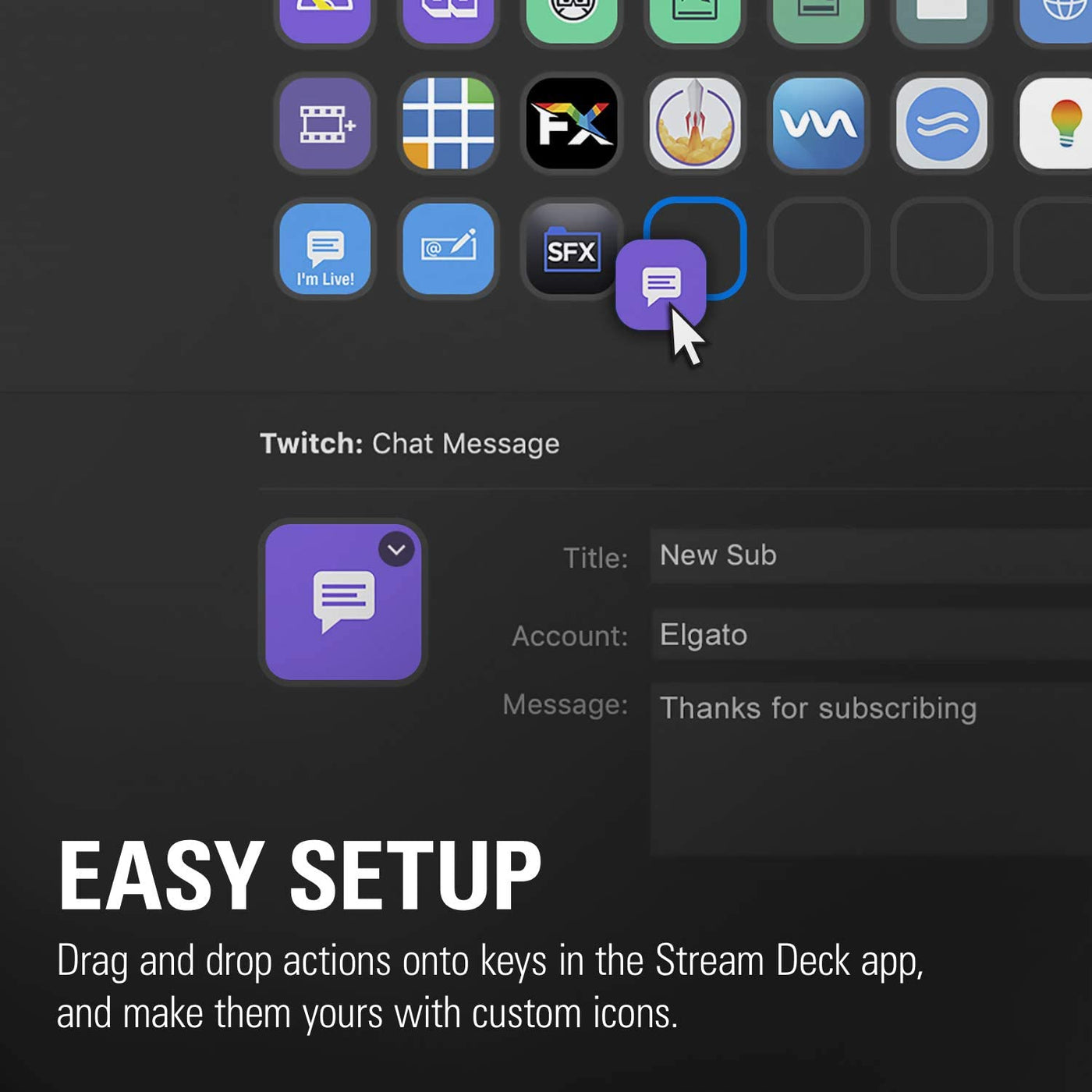 Stream Deck XL – Advanced Studio Controller, 32 Macro Keys, Trigger Actions in Apps and Software like OBS, Twitch, ​Youtube and More, Works with Mac and PC