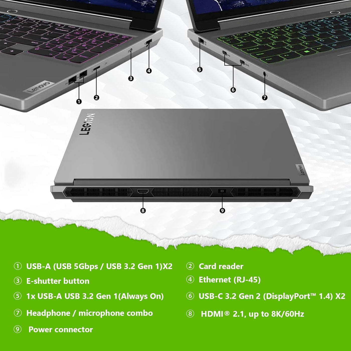 Latest Legion 5I Gaming Laptop, 16" IPS Anti-Glare WQXGA Display, Intel Core I9-14900Hx, Geforce RTX 4060, 64GB RAM, 2TB SDD, 4 Zone Blackit Keyboard, Windows 11 Pro, MS Office Pro 2024