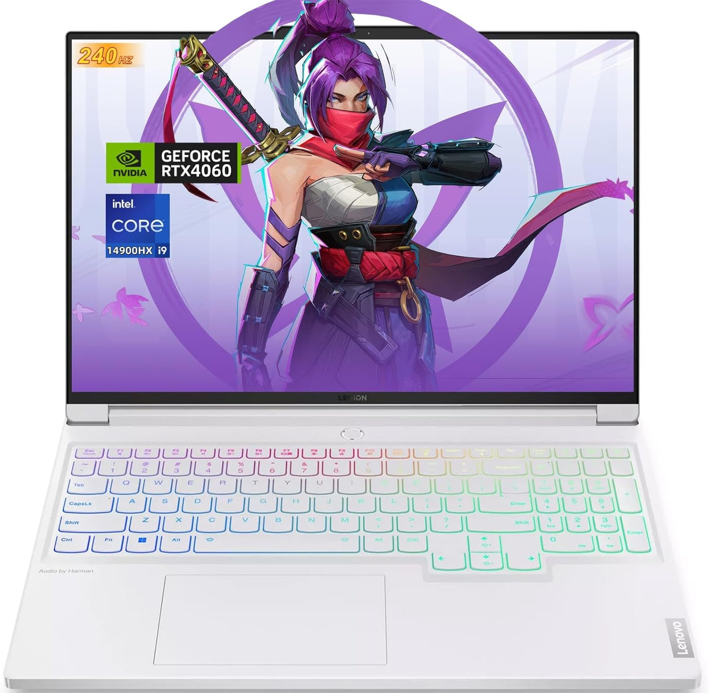 Legion 7I Gaming Laptop, with Office Pro Lifetime License, Intel I9-14900Hx(Up to 5.80 Ghz), Geforce RTX 4060, 16" 240Hz WQXGA, 64 GB DDR5, 2 TB SSD, Windows 11 Pro, W/Jawfoal Accessories