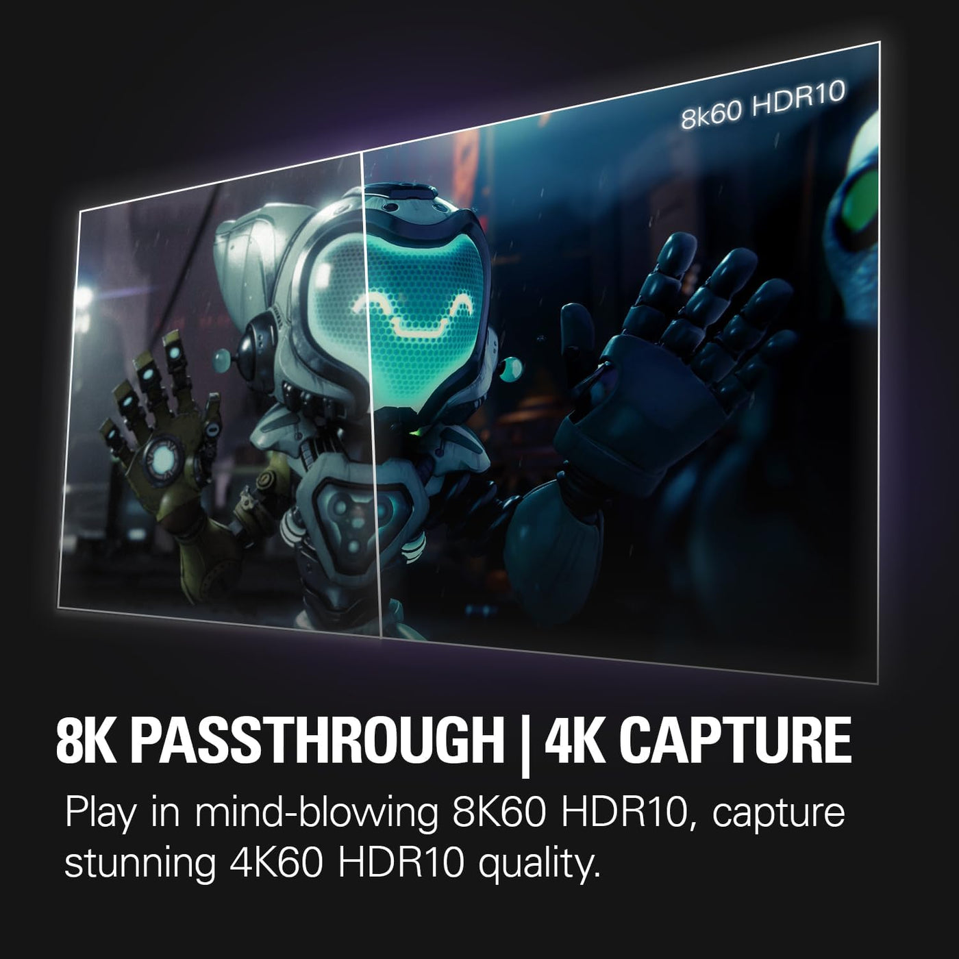 4K Pro, Internal Capture Card: 8K60 Passthrough/4K60 HDR10 with Ultra-Low Latency on Ps5/Pro, Xbox Series X/S, OBS and More, for Streaming & Recording, Works with Windows PC and Dual PC Setups