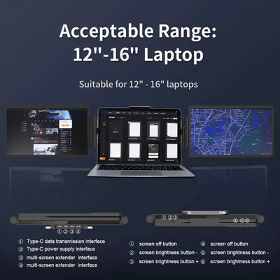 1920x1080P Monitor Extender For Macbook