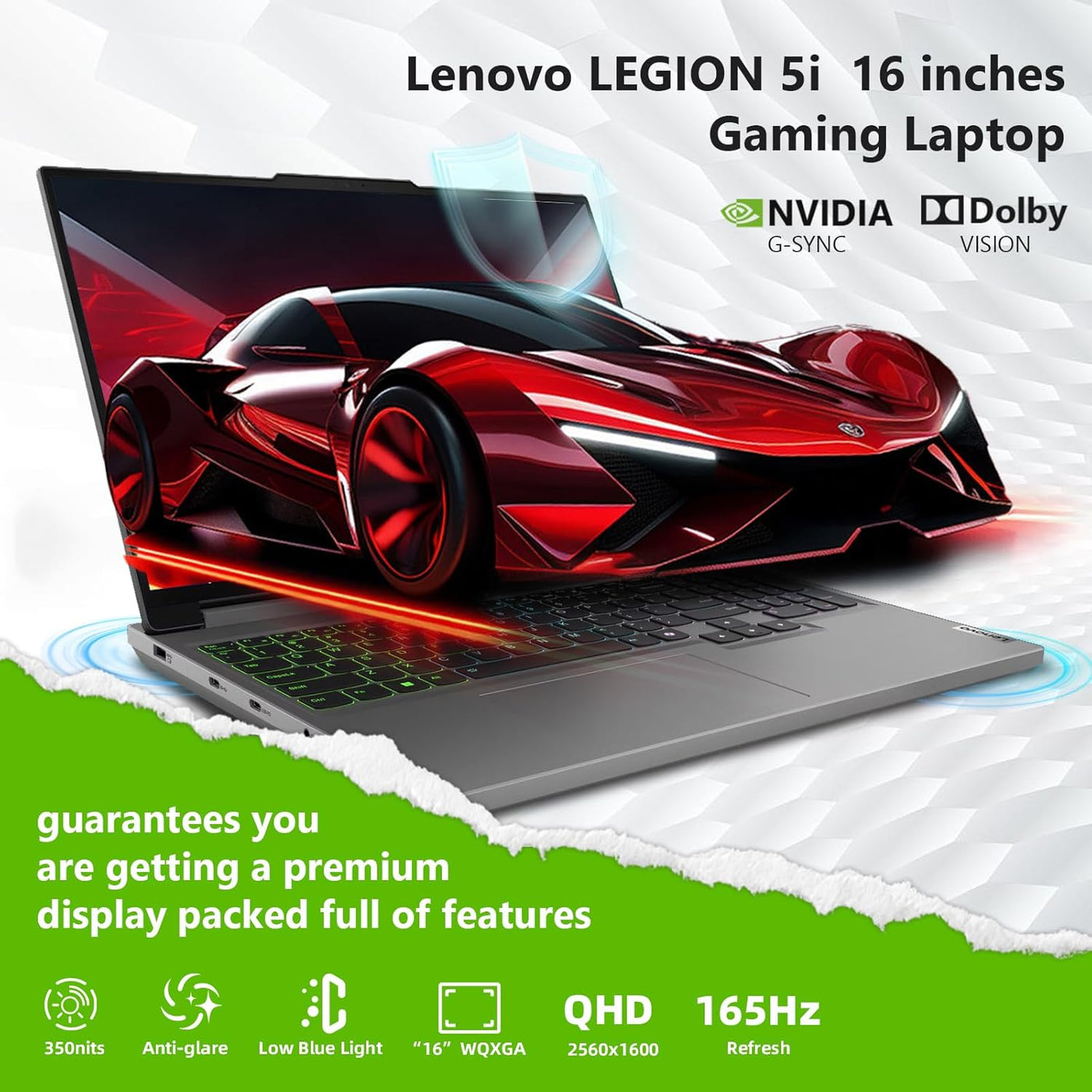 Latest Legion 5I Gaming Laptop, 16" IPS Anti-Glare WQXGA Display, Intel Core I9-14900Hx, Geforce RTX 4060, 64GB RAM, 2TB SDD, 4 Zone Blackit Keyboard, Windows 11 Pro, MS Office Pro 2024