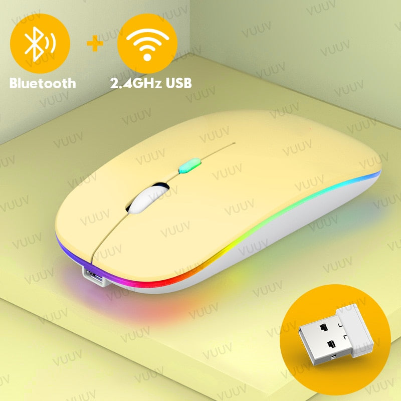 Wireless RGB Bluetooth Mouse