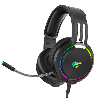 HAVIT RGB Gaming Headset w/Surround Sound + Mic