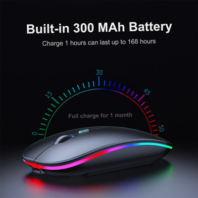 Wireless Bluetooth RGB Mouse