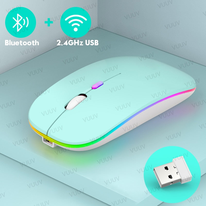 Wireless RGB Bluetooth Mouse