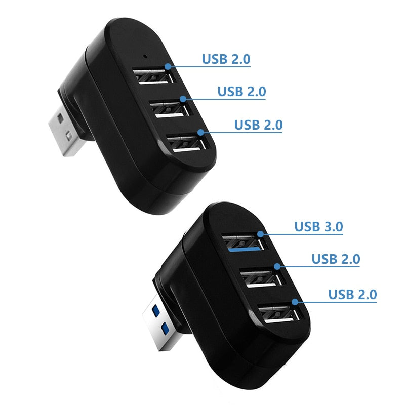 Mini USB 3.0 Hub w/Superspeed