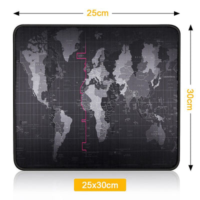 Large World Map Mouse Pad