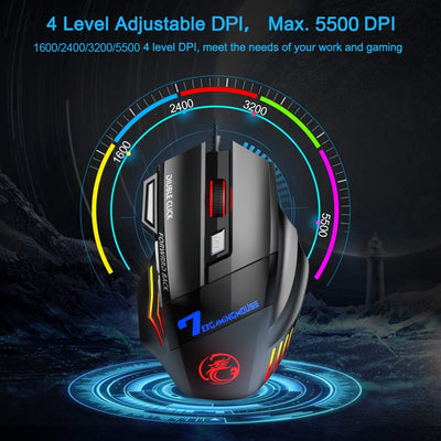 Ergonomic Wired Gaming Mouse