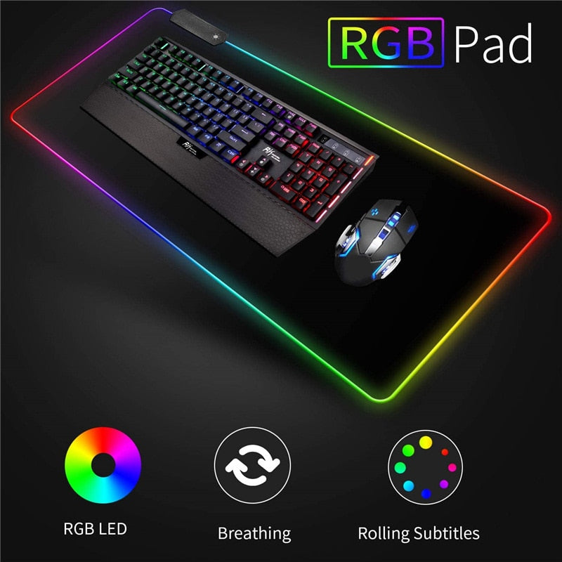 Large Matte RGB Gaming Mouse Pad