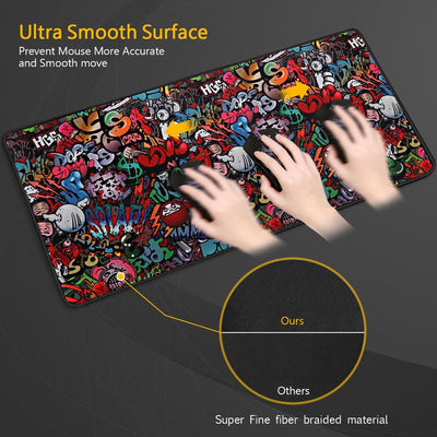 Large Graffiti Gaming Mouse Pad