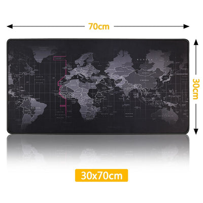 Large World Map Mouse Pad