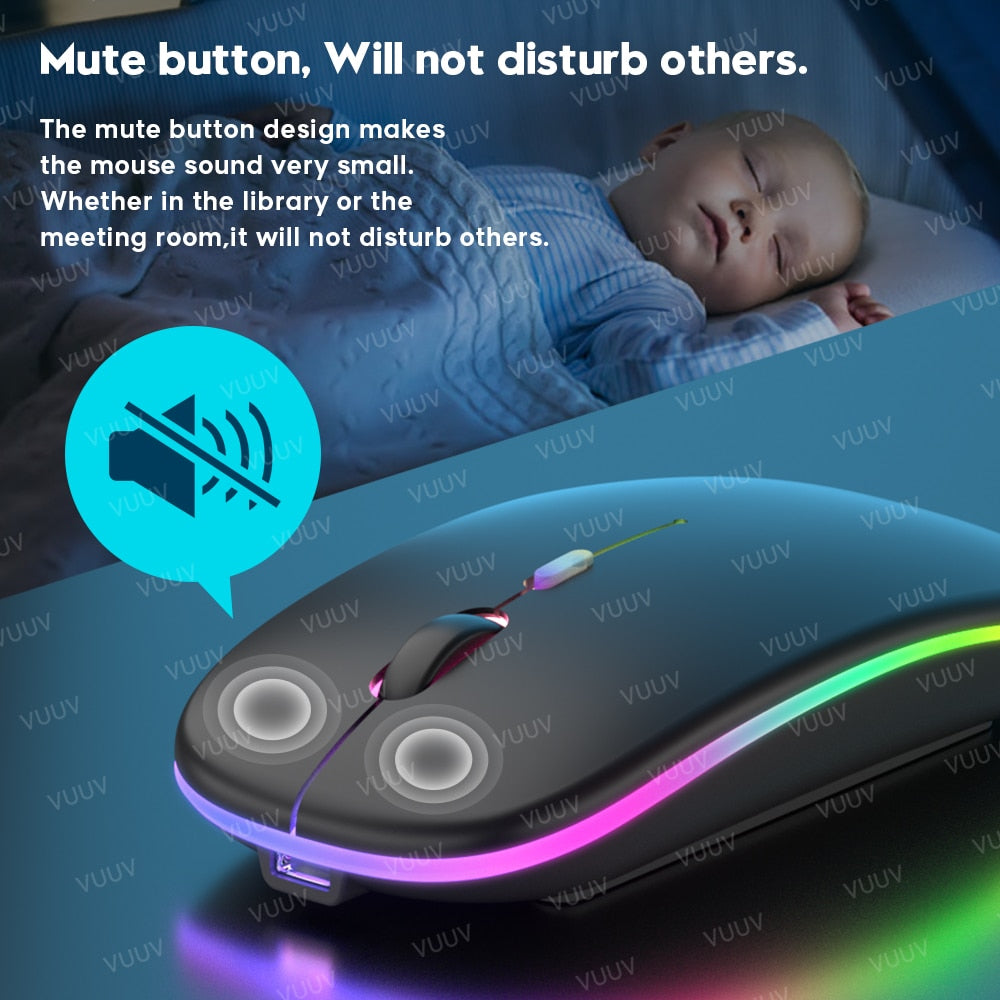 Wireless RGB Bluetooth Mouse