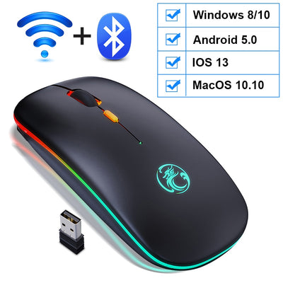 Wireless Bluetooth RGB Mouse