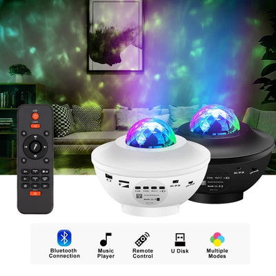 LED Galaxy Sky Projector w/Bluetooth