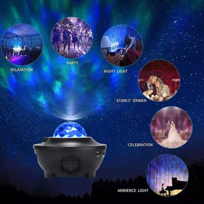 LED Galaxy Sky Projector w/Bluetooth