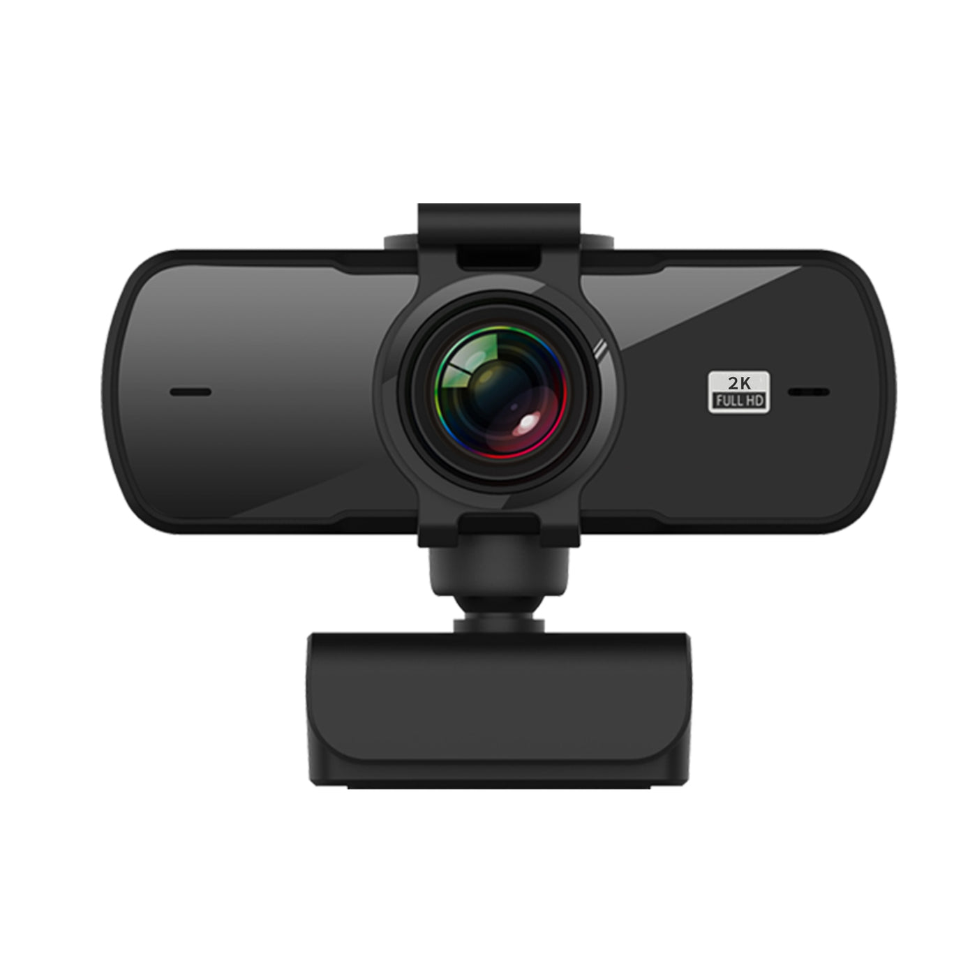 2K Webcam w/ Autofocus + Mic for Clear Video Calls